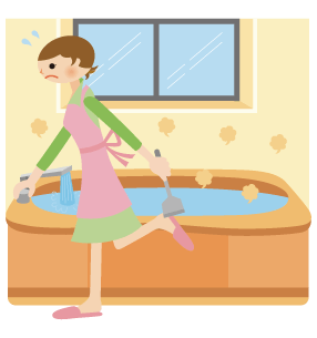 お風呂のお悩み　お湯張りが面倒